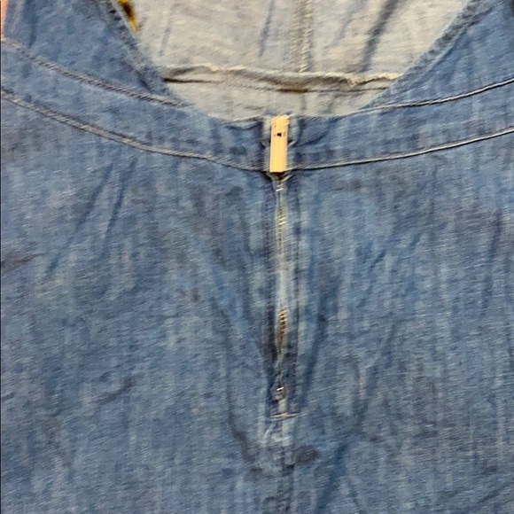 Zara Basic Denim Halter BacklessDress (S) - Picture 7 of 8